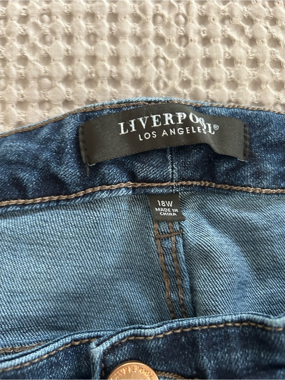 Liverpool Women’s Blue Jeans - Classic Mid Wash 18W